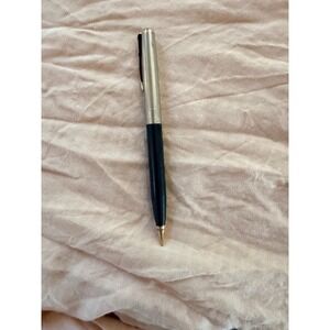 Vintage Parker 51 Mechanical Pencil Black Lustraloy Cap Green Jewel Gold Trim